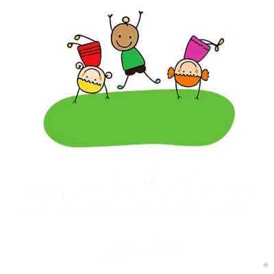 Das Logo der Matildas gGmbH in weißer Schrift